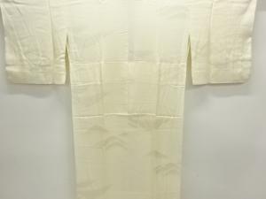 山並み模様織出し単衣長襦袢